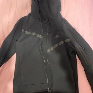 Nike tech fleece hoodie in black #NikeTechFleece